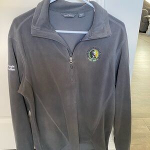 Used gray fleece jacket